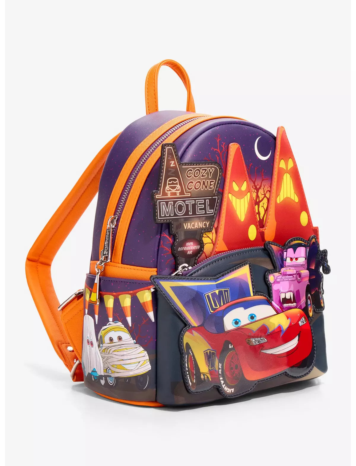 Loungefly Disney Pixar Cars Halloween Costumes Glow-in-the-Dark Mini Backpack - BoxLunch Exclusive