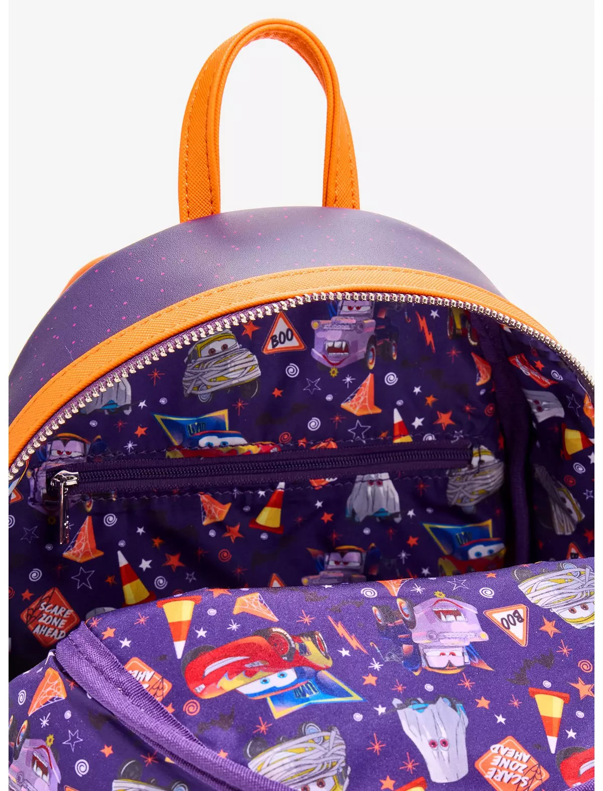 Loungefly Disney Pixar Cars Halloween Costumes Glow-in-the-Dark Mini Backpack - BoxLunch Exclusive