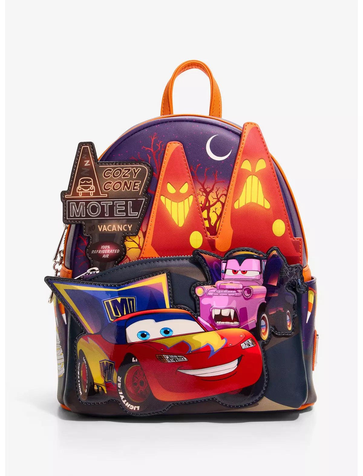 Loungefly Disney Pixar Cars Halloween Costumes Glow-in-the-Dark Mini Backpack - BoxLunch Exclusive
