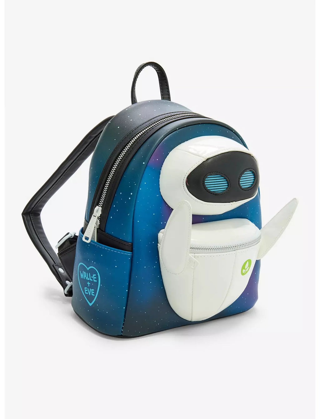 WALL-E – EVE – Mini sac à dos Loungefly 3D lumineux | BoxLunch Exclusive