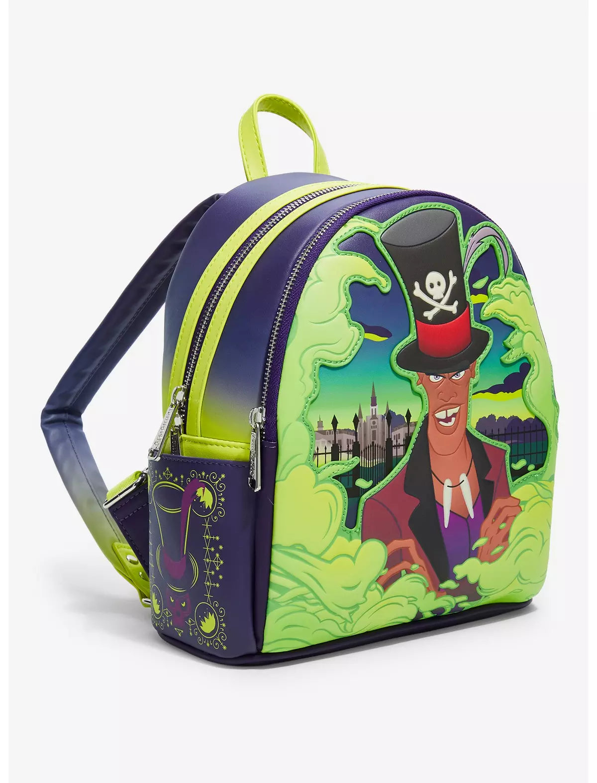 Loungefly Disney Dr. Facilier – Mini sac à dos La Princesse et la Grenouille – Exclusivité BoxLunch