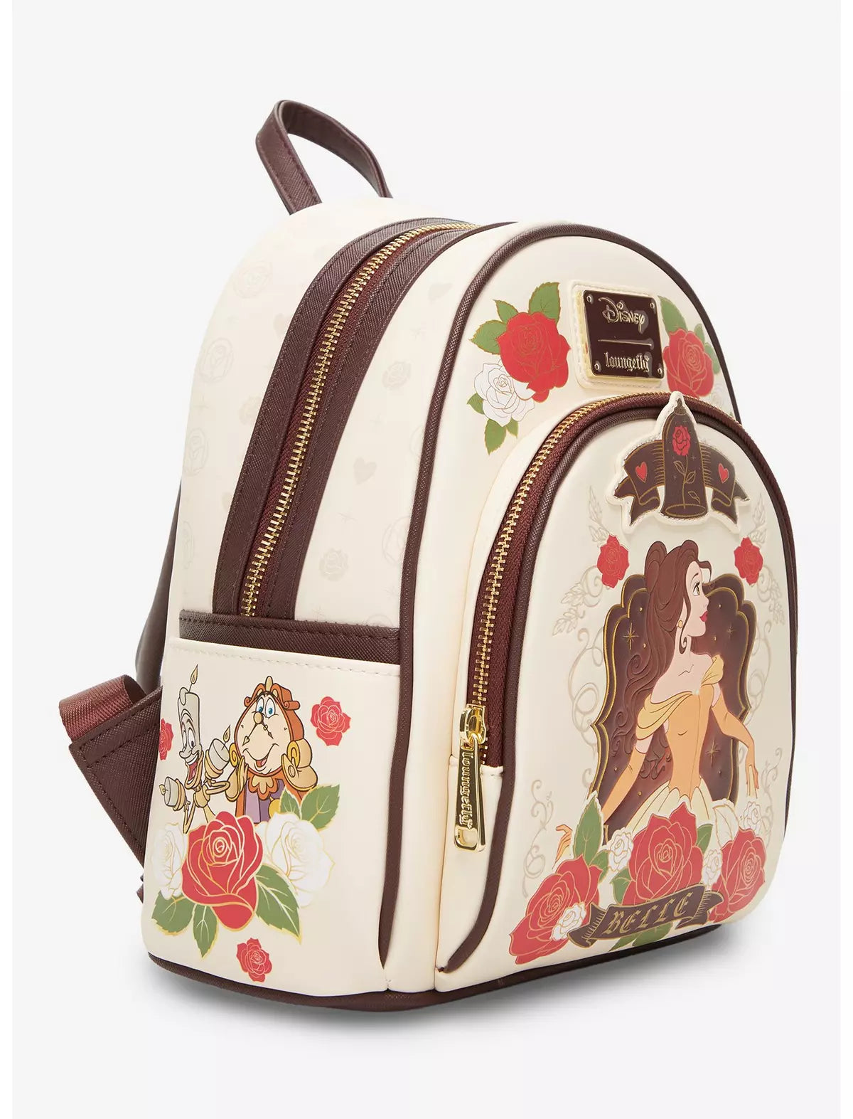 La Belle et la Bête – Belle Roses – Mini sac à dos Loungefly | BoxLunch Exclusive