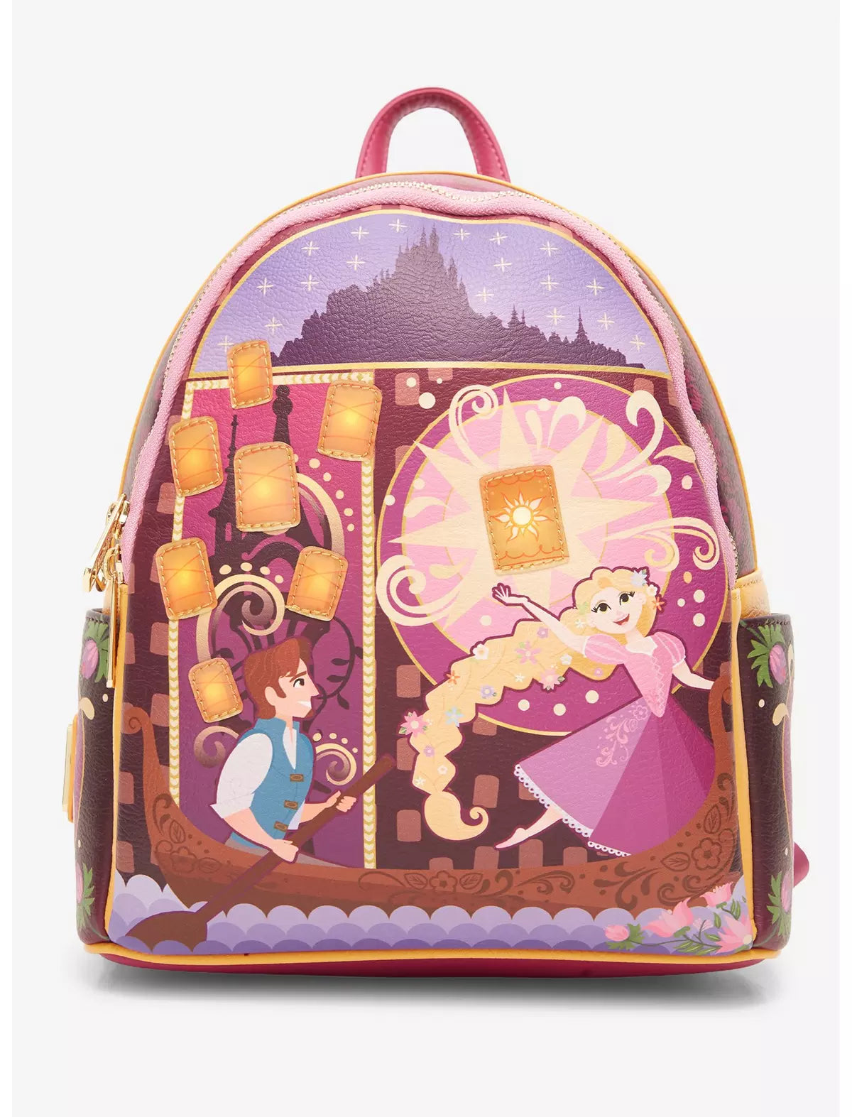 Disney Raiponce – Scène des lanternes lumineuse – Mini sac à dos Loungefly | BoxLunch Exclusive