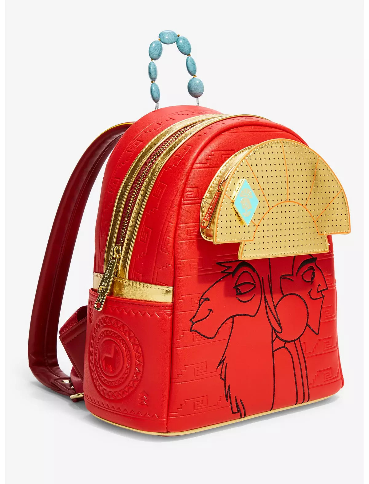 Loungefly Disney Kuzco – Mini sac à dos porte-pins avec pin’s – Exclusivité BoxLunch