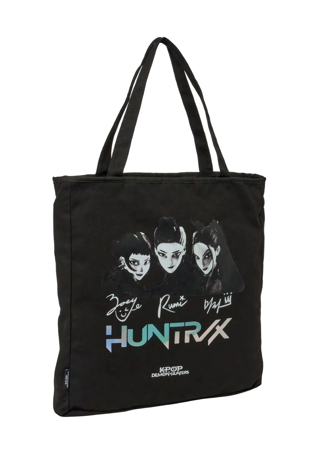 K-POP DEMON HUNTERS - Huntrix - Tote Bag Zippé Noir