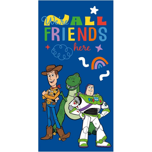 Drap de plage TOY STORY - We 're all friends here -