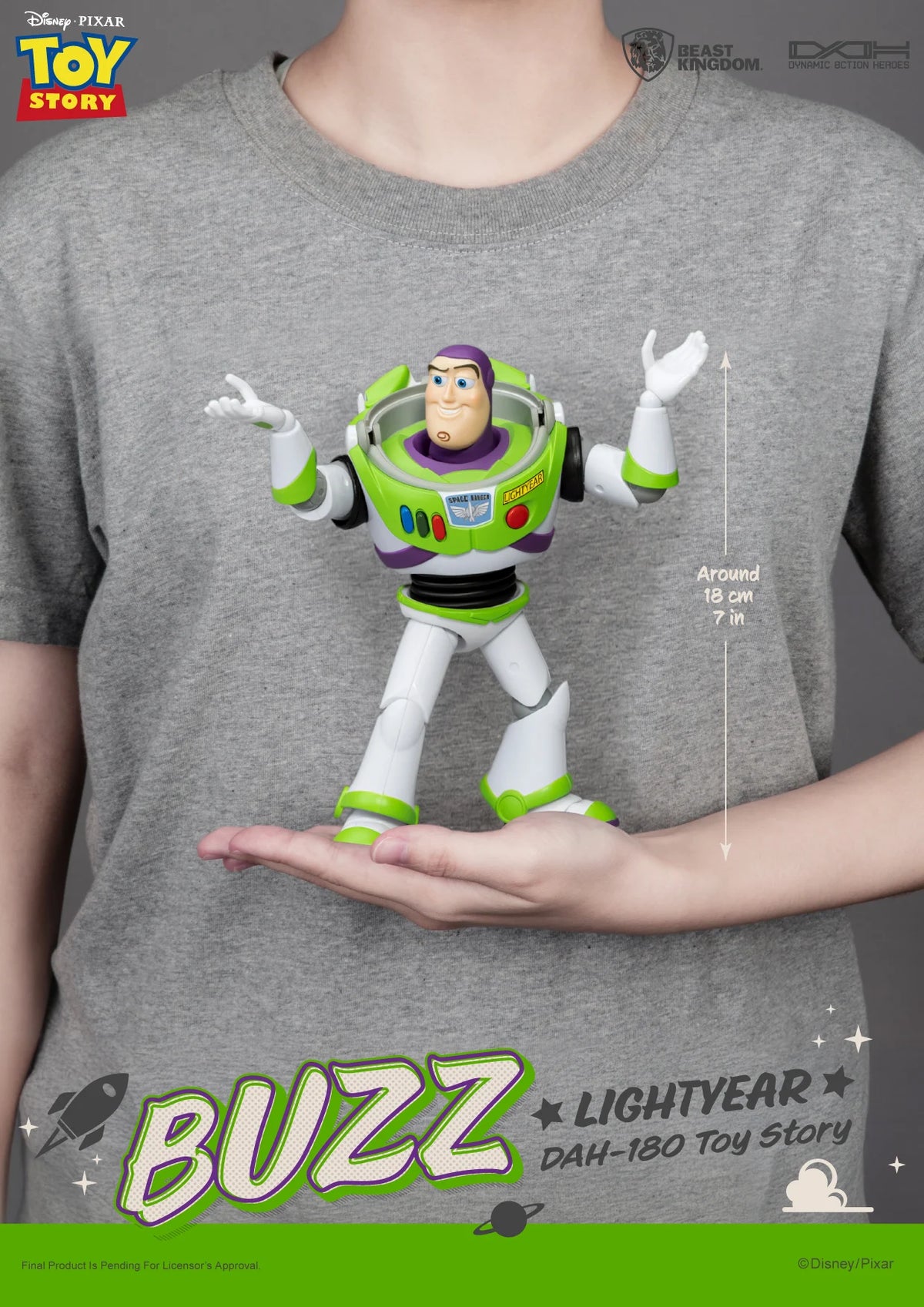 Toy Story – Buzz l’Éclair – Dynamic Action Heroes 23,8 cm