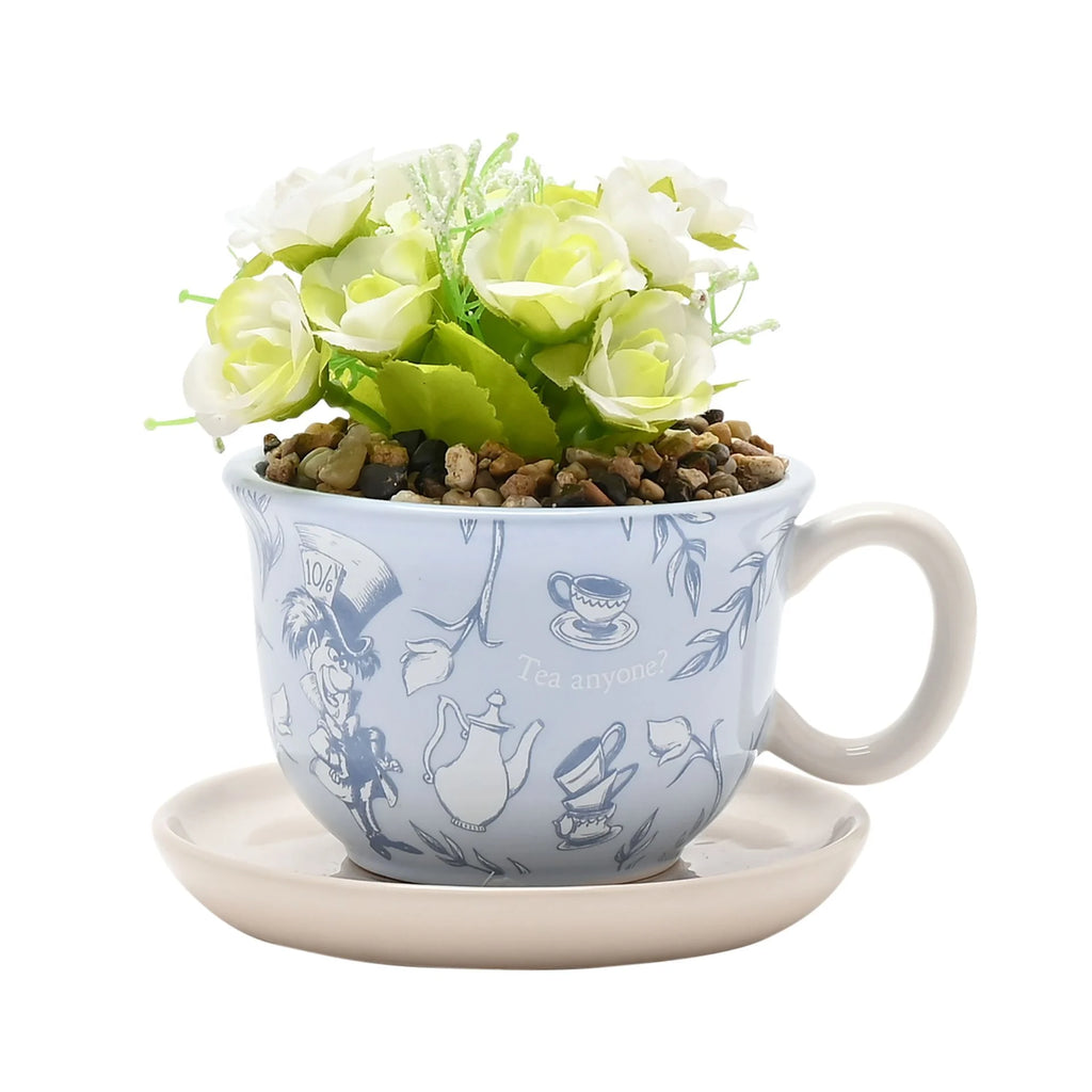 Alice au Pays des Merveilles - Tasse Décorative + Fausse Plante