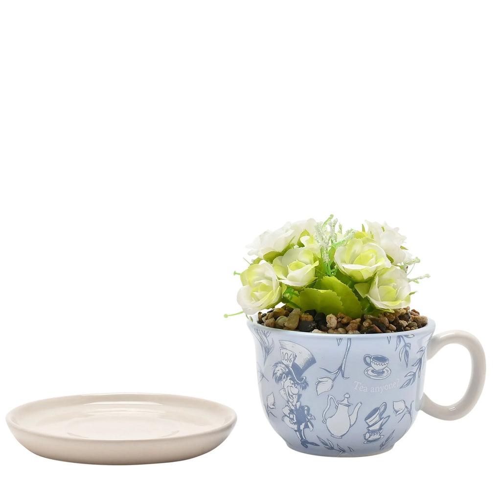 Alice au Pays des Merveilles - Tasse Décorative + Fausse Plante