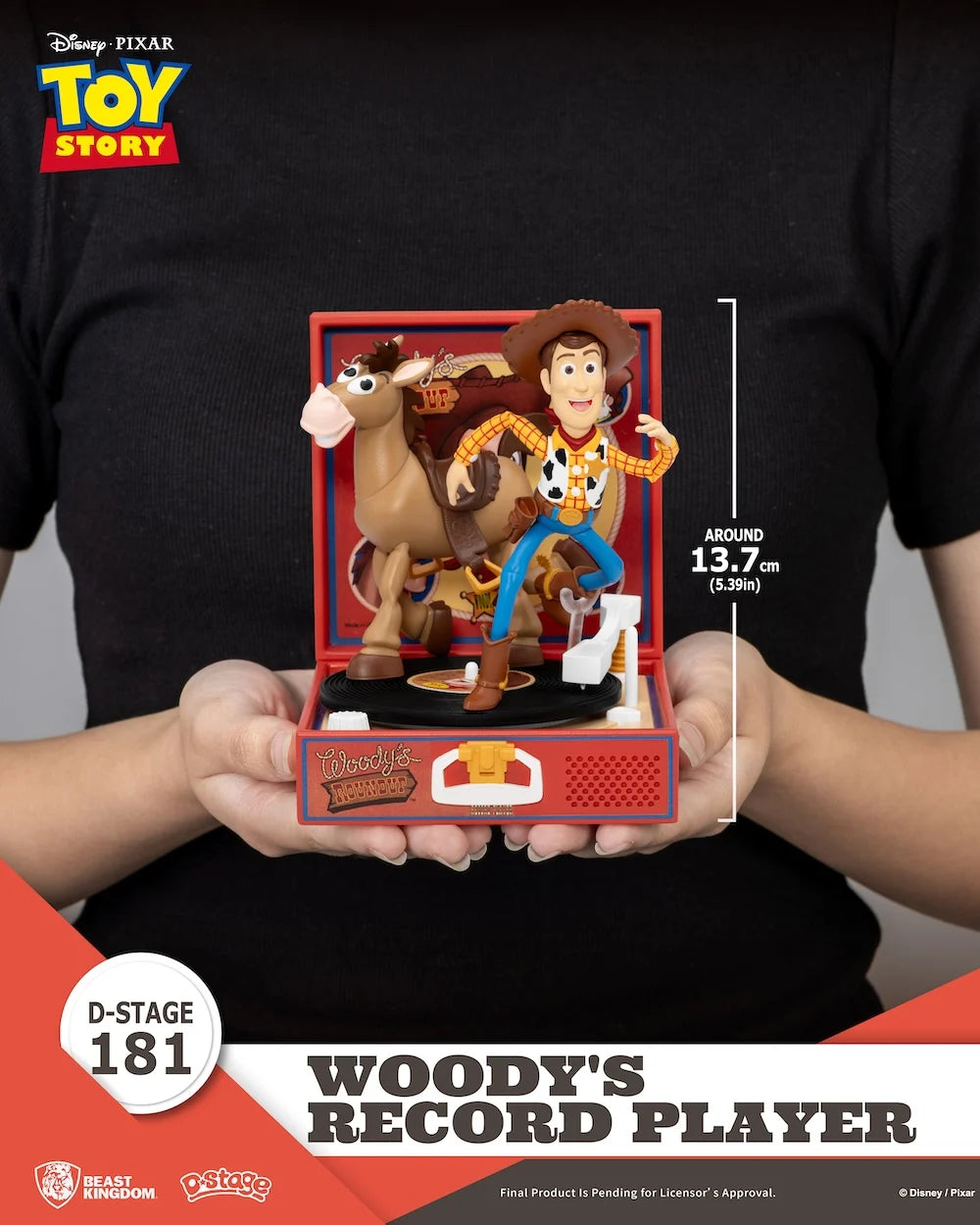 Toy Story – Woody’s Record Player – Diorama D-Stage 13,7 cm
