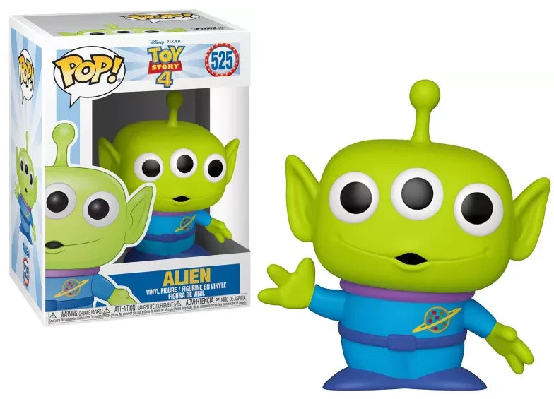 Funko Pop Disney N°525 – Alien Toy Story 4, figurine petit homme vert Pixar