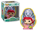 Funko Pop Deluxe Disney N°1702 – Ariel vitrail La Petite Sirène, figurine décor lumineux avec Ursula