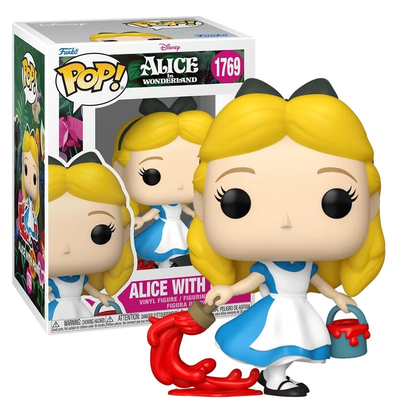 Funko POP Disney N°1769 - Alice with Paint (Alice au Pays des Merveilles)