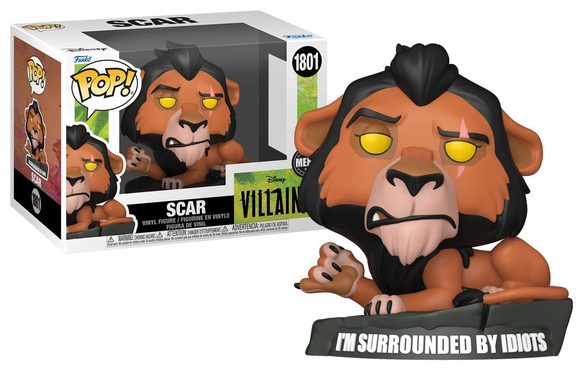 Disney Le Roi Lion – Scar « Surrounded by Idiots » – POP! Meme n° 1801