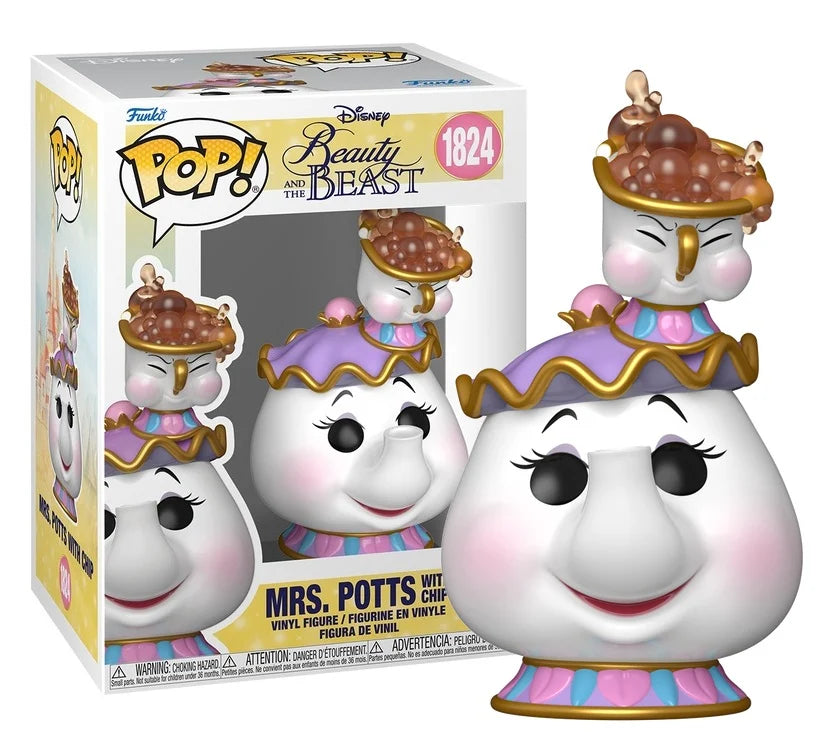 La Belle et la Bête – Madame Samovar avec Zip – POP! Disney n° 1824