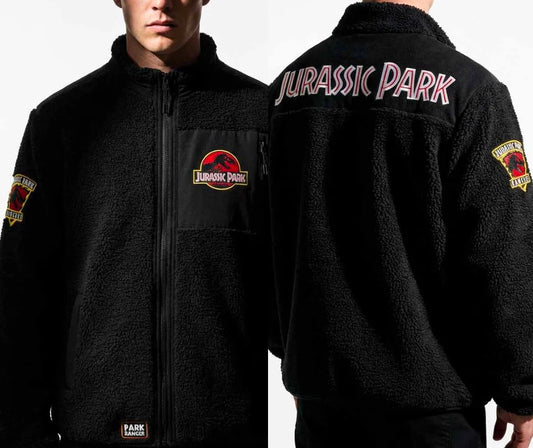 JURASSIC PARK - Logo - Veste Polaire Sherpa