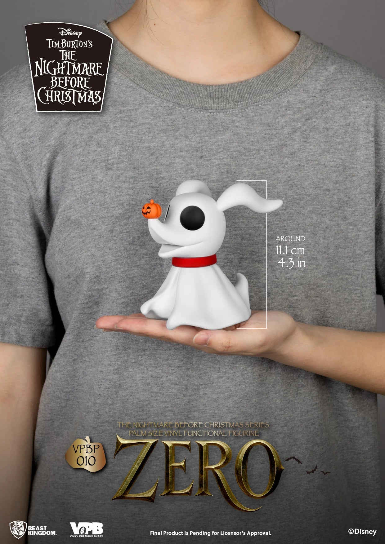 L'ETRANGE NOEL DE MONSIEUR JACK - Zero - Tirelire Vinyl Figure 11.1cm