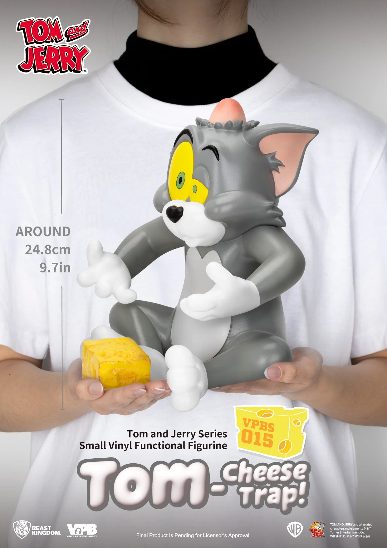 TOM & JERRY - Tom Cheese Trap - Tirelire 24.8cm