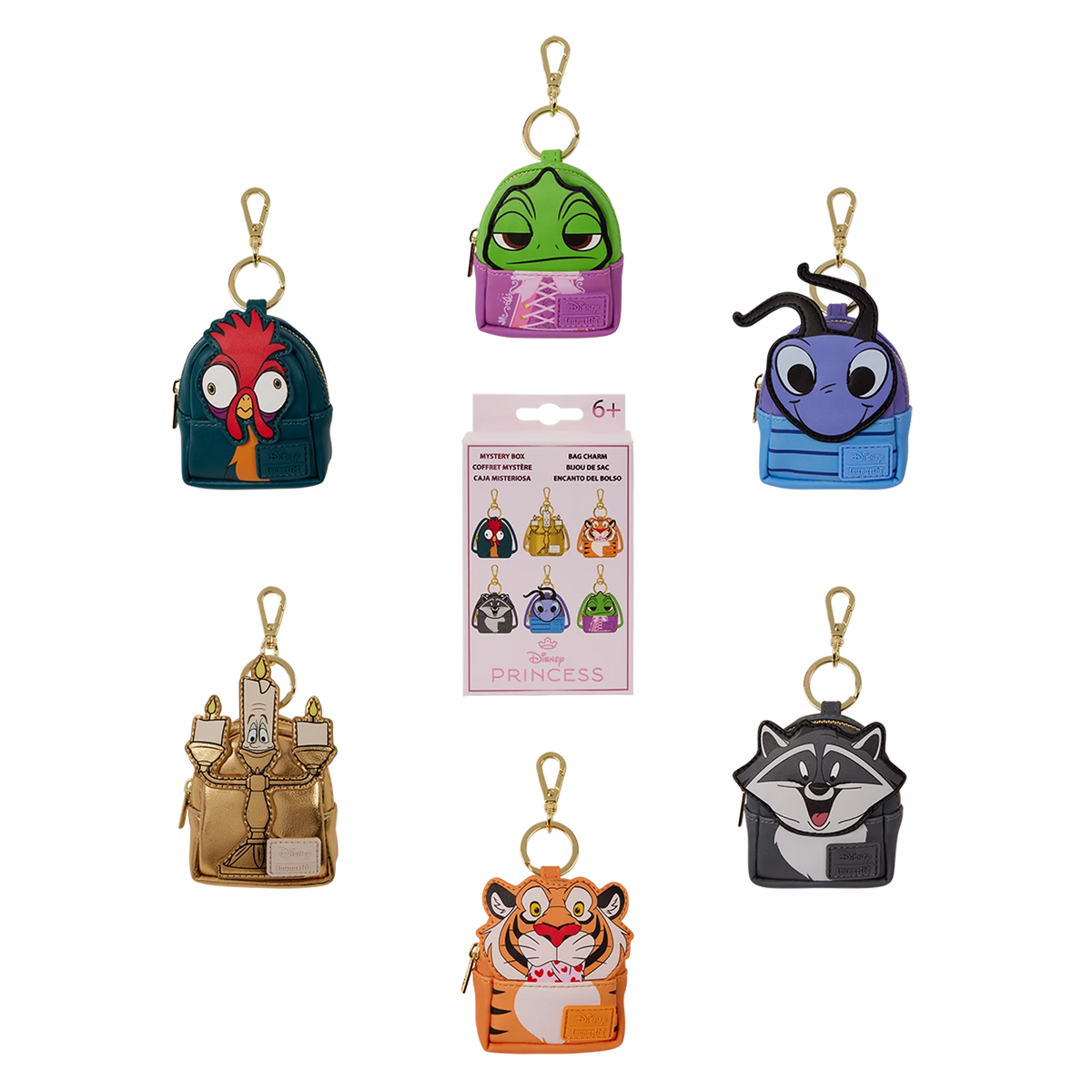 Princess Sidekicks – Mini Backpack Bag Charm Loungefly Mystery Box