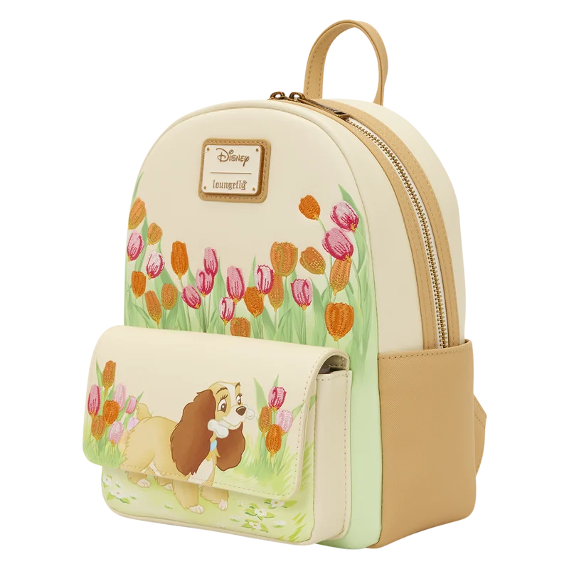 LADY AND THE TRAMP - Pastel Tulip - Loungefly Mini Backpack