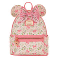 Mini sac à dos Loungefly Minnie Mouse Disney, vue de face, accessoire collector officiel