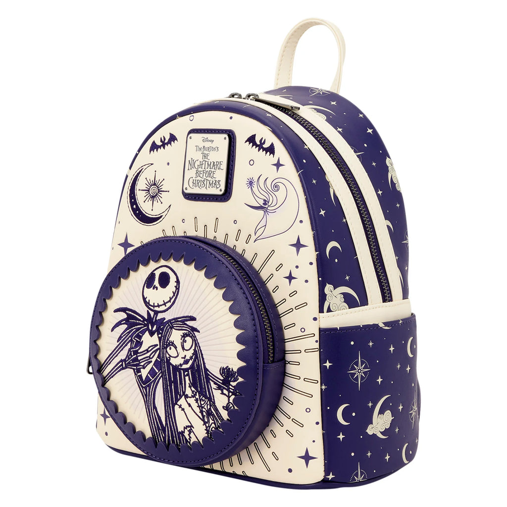 NBX - Jack Skellington & Sally "Night Sky" - Mini Sac à Dos Loungefly