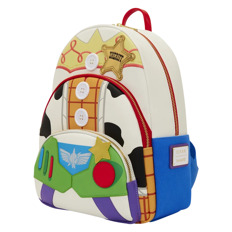 Sac à dos Loungefly Toy Story 5 Disney Pixar, vue de face, accessoire collector officiel