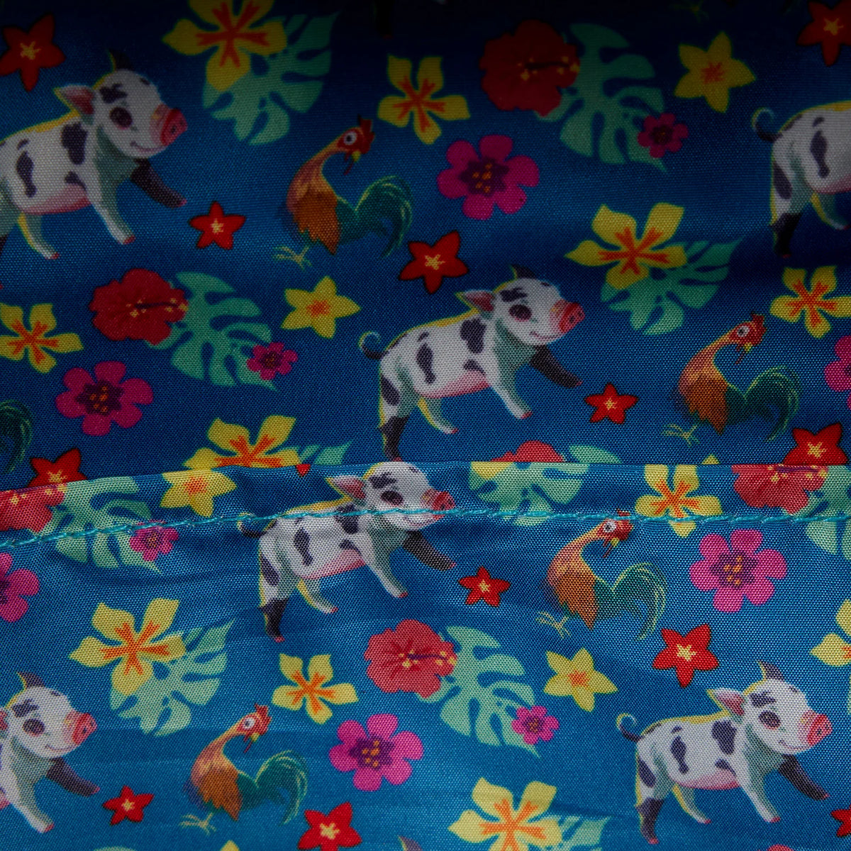Mini sac à dos Loungefly Vaiana Live Action Disney, vue de face, accessoire collector officiel
