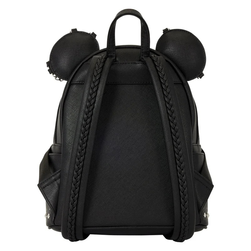 Disney Minnie Mouse « Studs & Chains » – Mini sac à dos Loungefly