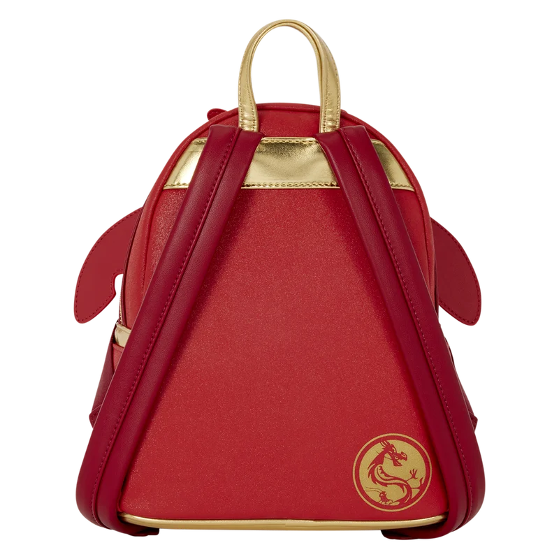 Mulan – Mushu « Glitter » – Mini sac à dos Loungefly