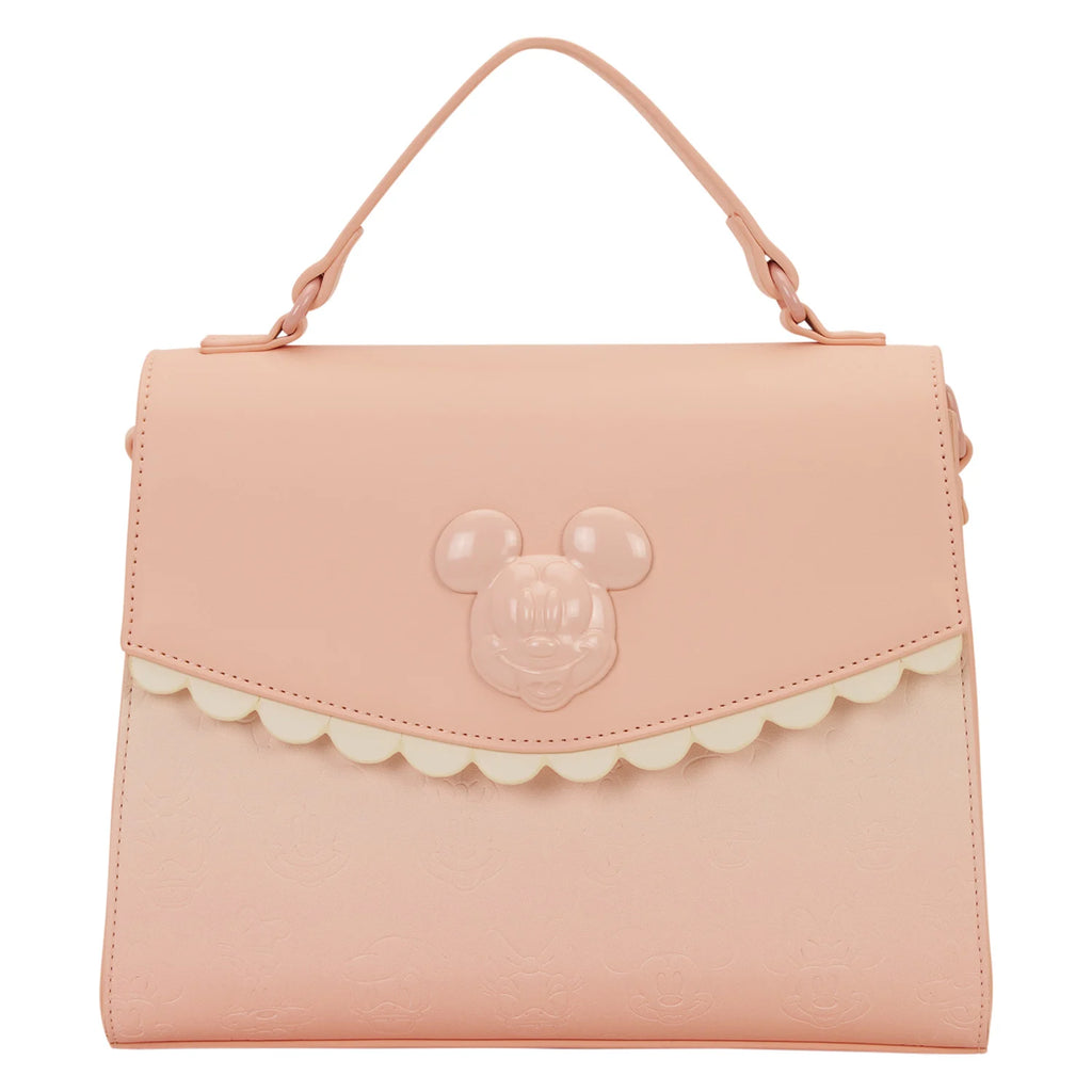 Sac bandoulière Loungefly Mickey & Amis All-Over Print Disney, vue de face, accessoire collector officiel