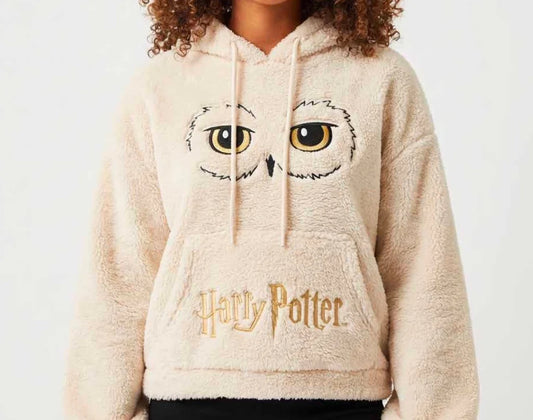HARRY POTTER - Hedwige - Hoodie Sherpa