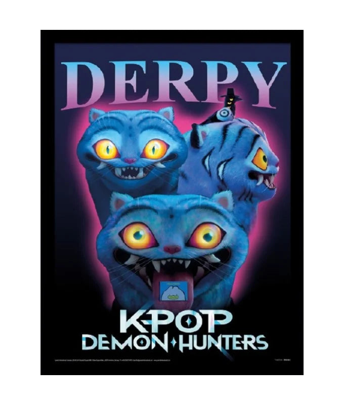 K-POP DEMON HUNTERS - Derpy - Impression Encadrée 45x35cm