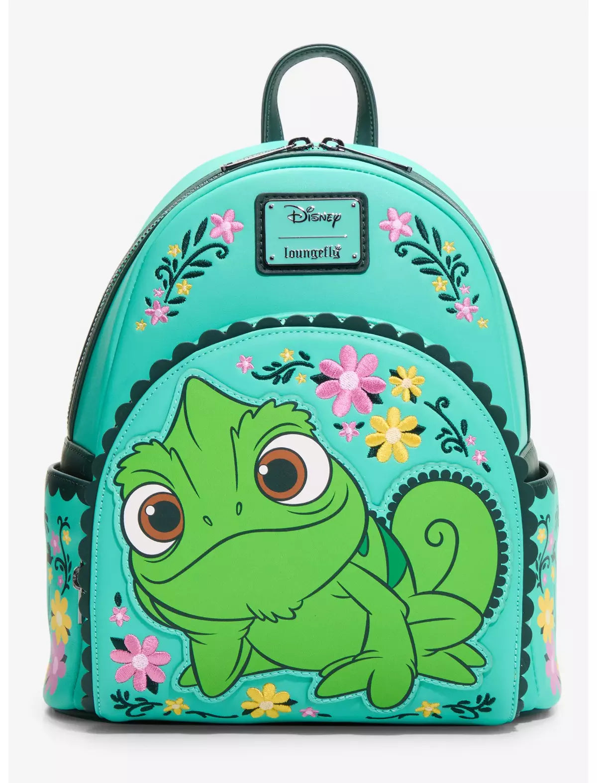 Loungefly Disney Tangled Pascal Floral Mini Backpack
