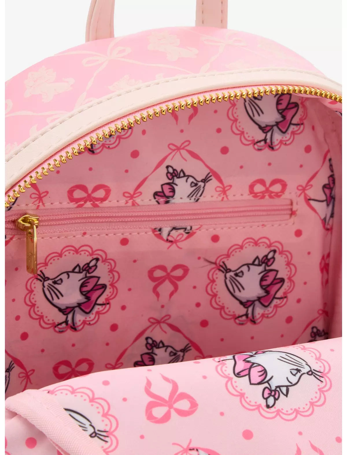 Loungefly Disney The Aristocats Marie Bows Allover Print Mini Backpack