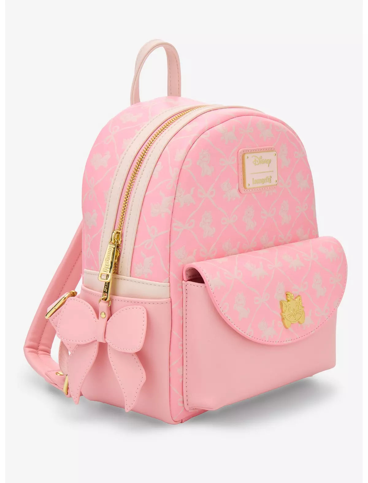 Loungefly Disney The Aristocats Marie Bows Allover Print Mini Backpack