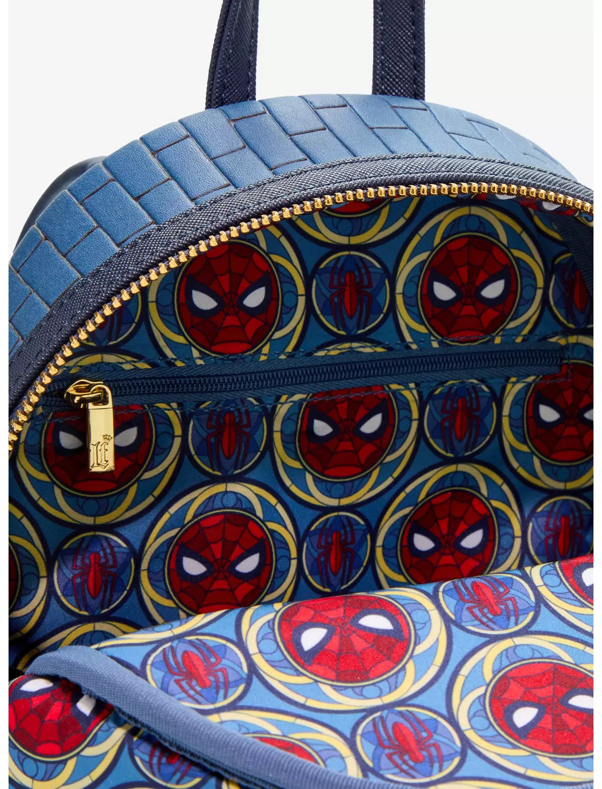 Loungefly Marvel Spider-Man Stained Glass Portrait Mini Backpack
