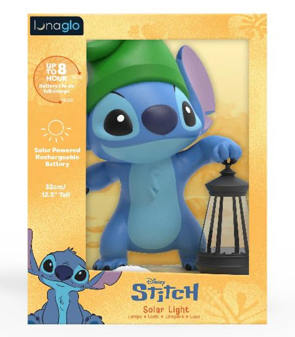 STITCH - Lampe Solaire Extérieure 'LunaGlo' 33cm