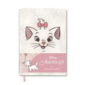 Carnet pelucheux premium Marie Les Aristochats Disney format A5 - Papeterie collector officielle