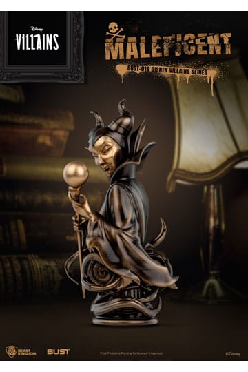 Buste PVC Maléfique 16cm Disney Villains Series, figurine collector officielle
