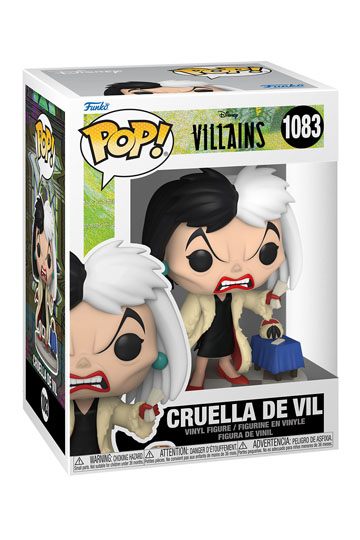 Funko POP Vinyl Cruella de Vil Disney Villains 9cm - Figurine collector officielle