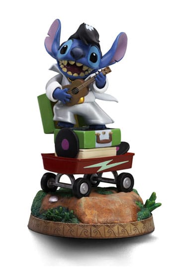 Lilo & Stitch 1/10 Scale Statue Stitch King of Rock 17 cm