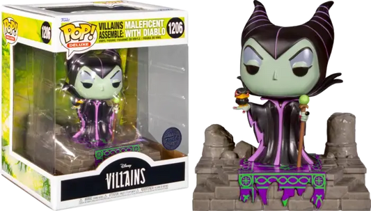 DISNEY - POP DELUXE N° 1206 - Maleficient with Diablo