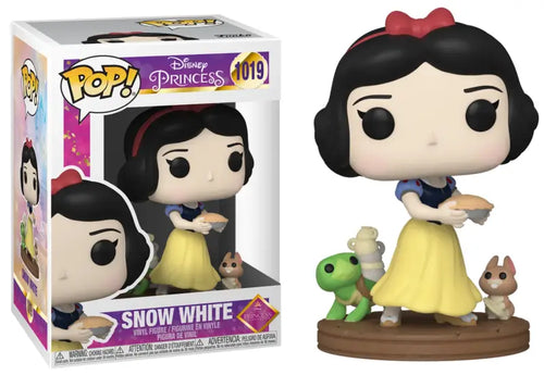 Funko Pop Disney N°1019 – Blanche Neige Ultimate Princess avec tarte et animaux, figurine première princesse Disney