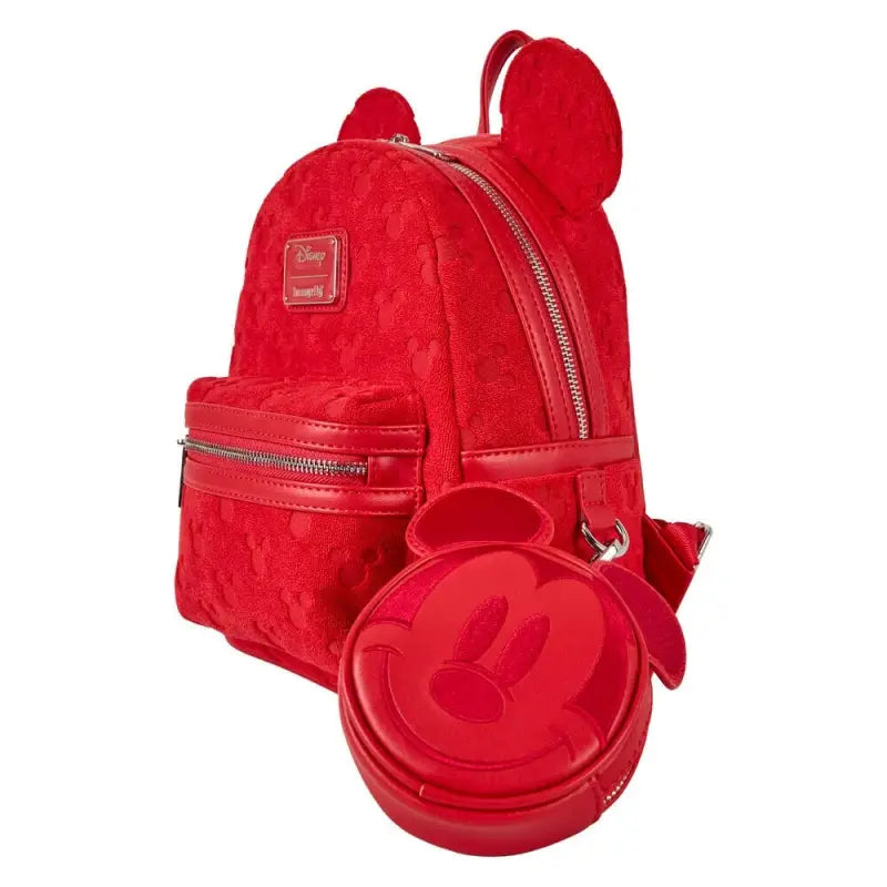 Mini sac à dos Loungefly Disney Mickey Ears Burnout - Accessoire mode collector officiel