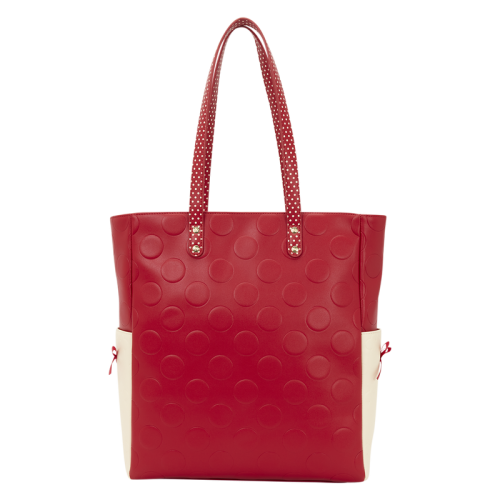 Tote bag Loungefly Minnie Mouse Rock the Dots Disney, vue de face, accessoire collector officiel