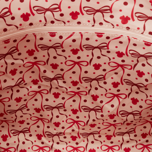 Tote bag Loungefly Minnie Mouse Rock the Dots Disney, vue de face, accessoire collector officiel