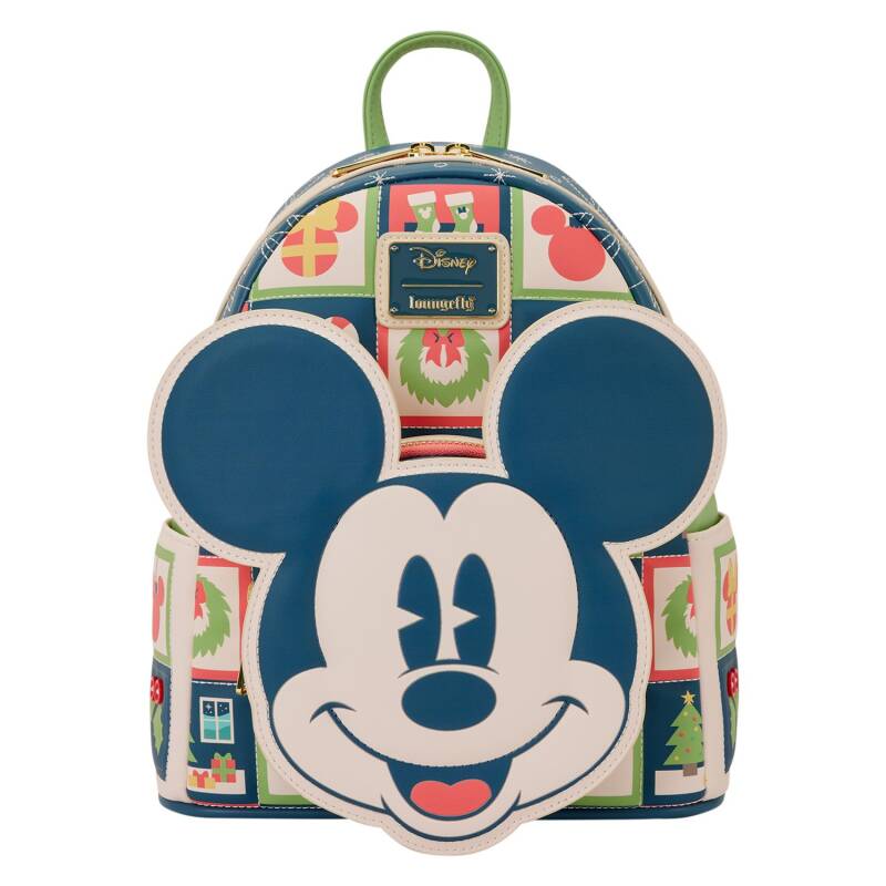 Mini sac à dos Loungefly Disney Mickey Minnie Holiday - Accessoire collector officiel