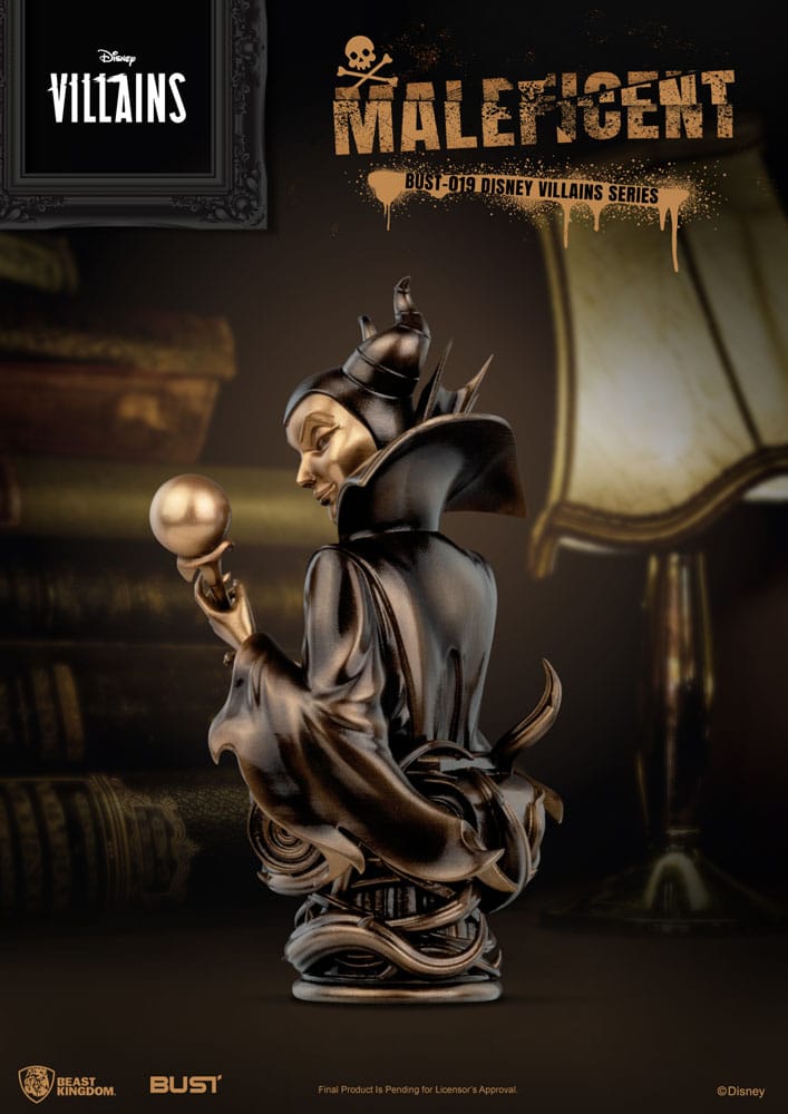 Buste PVC Maléfique 16cm Disney Villains Series, figurine collector officielle